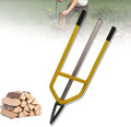 Manual Log Splitter Inertia Wedge Axe for Outdoor Wood Splitting Firewood Kindling Tool for Camping and Home Use Wilderness Survival (L)