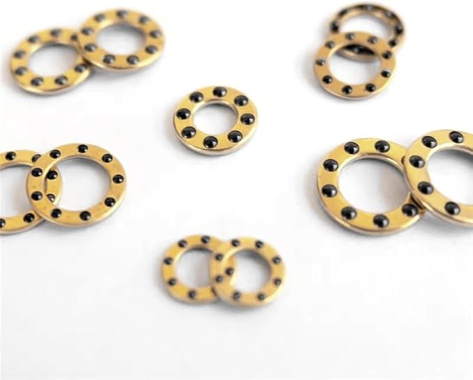 8PCS Brass Flippers Fit for Outdoor Pocket Knife CNC Gasket Washers DIY Replacement Accessory(X-Large)