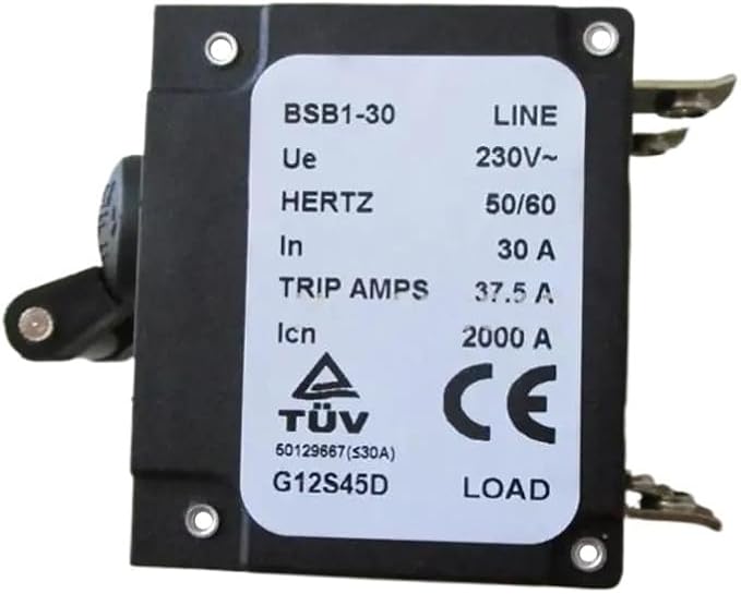 BSB1-30 2P in 30A 25A 23A 40A 50A 230V Fit for Gasoline Or Diesel Generator Parts(30A)