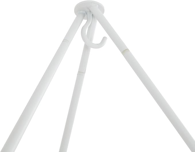 Hangout Pod Heavy Duty Freestanding Tripod Stand - for Hangout Pod Family Hammock Bed/Hanging Chair/Porch Swing. White.
