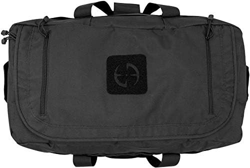 LAPG Expedition Carry-On Travel Duffel Bag Multi-Way Outdoor Travel Bag with Backpack Straps Black