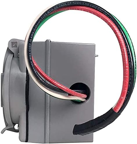 NEMA L14-30 Generator Extension Cord + Inlet Box - 30A 125/250V 8/4 SOOW - UL Listed - Iron Box Part # IBX-5805IN8G-25 (25 8/4 SOOW)
