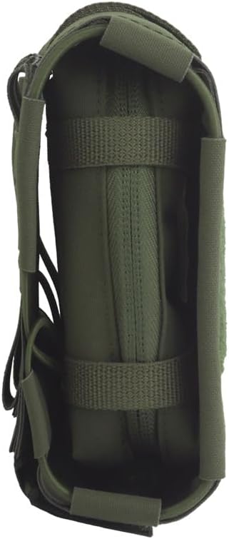 Tactical Medical Pouch - MOLLE IFAK &amp Trauma Kit Bag for First Aid Duty Belt EMT and Survival