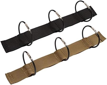 Tactical Notebook Covers | Detachable Flexible 3-Ring Attachment 2 Sizes: for Holding 4.25 x 8” OR for Holding 8.5 x 11” Paper | Optional Vinyl Page Protector Envelopes | with Hook Fastener Backing