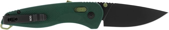 SOG Aegis AT Ambidextrous Outdoor Pocket Easy to Carry Folding Knives | CRYO D2 Stainless Steel Blade | AT-XR Lock