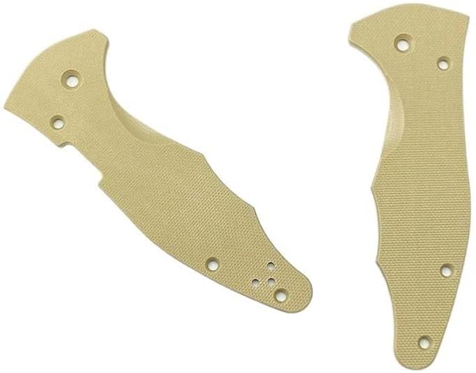 1 Pair G10 Scales Replacement is Suitable for Yojimbo 2 C85 Custom CNC Handle Patch in Sand Color