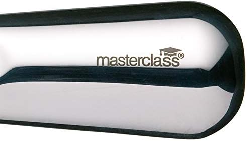 MasterClass Deluxe Oyster Knife Stainless Steel Plain and Bevelled Edges Silver 18cm