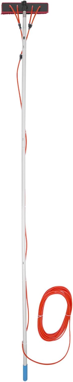 10Ft Reach Solar Panel Cleaning Brush &amp Pole Water Fed Pole KitSuitable for high Windows Cleaning Solar photovoltaic Panel Cleaning and Cleaning Cars Trucks Vans caravans Windows