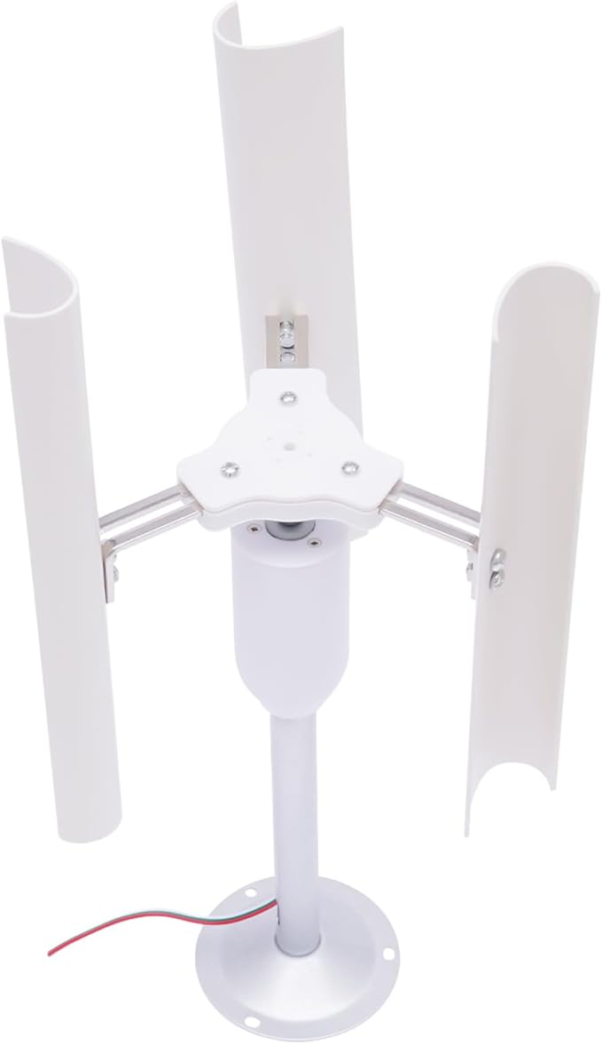 Vertical Wind Turbine Model Generator 3-Blade Windmill Power Charger Wind Turbine Vertical axis Wind Turbine12V Teaching Tool for Scientific Experiments and Model Making