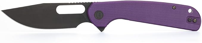 LIONGMAH Folding Pocket Knife for Everyday Carry Perfect Tool for Outdoor Activities 3.75 BladeG10 Handle Liner Lock additional flipper top flipper thumb hole (Right-handed version)