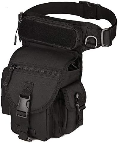 Climbing Bags | Waterproof Nylon Tactical Drop Leg Bag Molle System Hunting Tool Waist Pack Belt Thigh Pouch Men Women Military Equipment（6 Colors Optional）