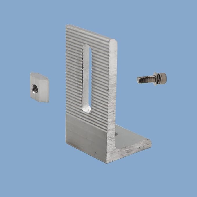 Solar Panel Mounting Bracket L Shape for Split Tin Mounting Bracket 6 Pack
