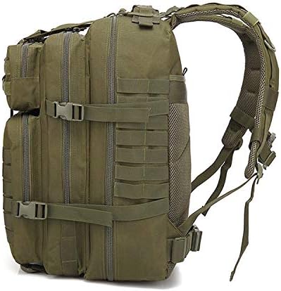 50L Large Capacity Men Army Military Tactical Backpack 3P Softback Outdoor Waterproof Bug Rucksack Hiking Camping Hunting Bags(Green)