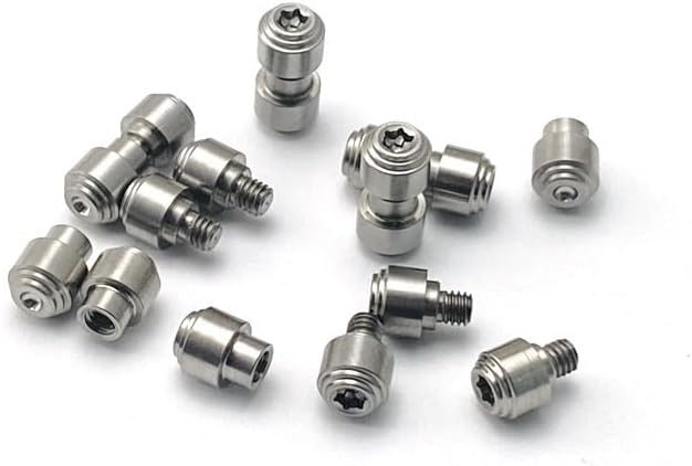 5 Sets Custom Raw Thumb Stud Fits for Cold Steel Recon1 Voyager Titanium Push Nail Screw DIY Replacement Accessory