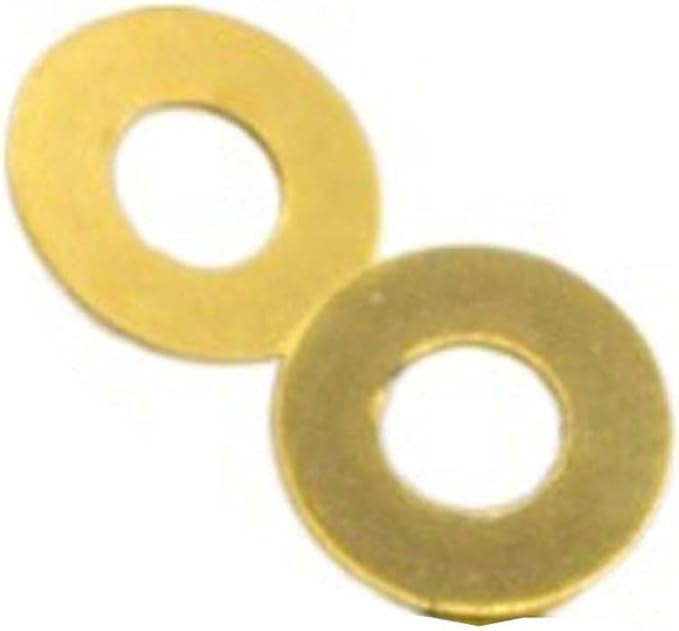 2PCS Custom Brass Gasket Fits for C81 C158 C186 Flat Washer DIY Replacement Accessory(Medium)