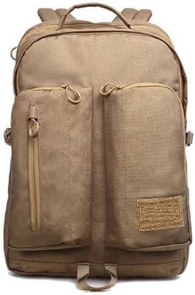 Tactical Backpack Military Molle Hiking 20-35L camping traveling outdoor mountaineering training sport khaki