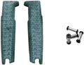 2-Piece Pair CNC G10 Scales Handle Patch Blank DIY Replacement with 4 Sets Screws(Green)
