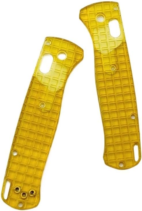 1 Pair Custom Utem Scales Fits for Benchmade Bugout 535 Clear PEI Handle Patch