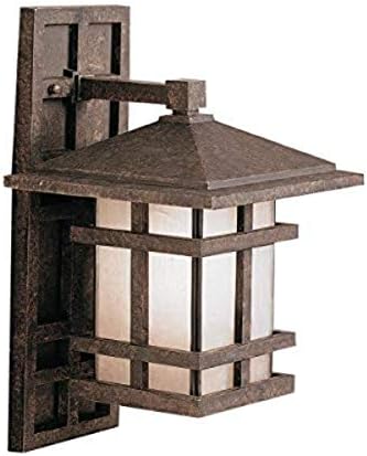 Kichler 9130AGZ Cross Creek Outdoor Wall 1-Light Aged Bronze