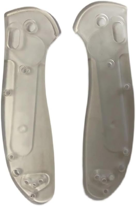 AYULL 1 Pair Acrylic Scales Handle Fits for Griptilian 550 551 Custom Clear Handle Patch Replacement Accessory