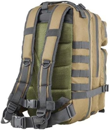 VISM by NcStar Small Backpack with Urban Trim Tan/Gray