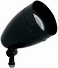 RAB Lighting HBLED13B LED Flood Light 13W Cool Led Bullet with Hood and Lens Black