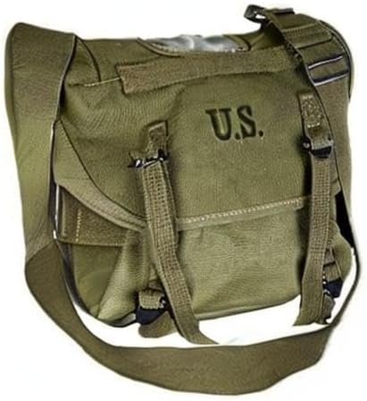 M1961 M1956 Butt Pack Bag Pouch US Vietnam Era Canvas Combat Field Gear with Straps