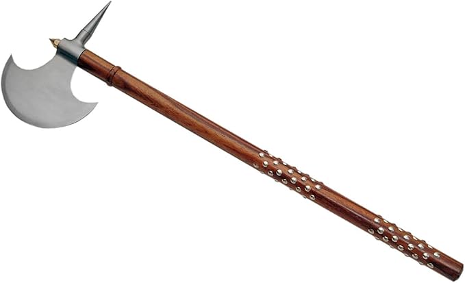 SZCO Supplies 32 Medieval Replica Studded Battle Axe (882439)