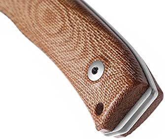 LionSTEEL M4 Fixed Blade FatCarbon Glow in the Dark Carbon Fiber Handle Scales Full Extended Tang Construction M390 Steel Blade Triple Stitched Leather Sheath KAVISO Exclusive