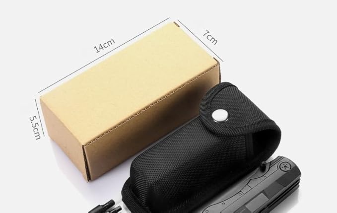 Multitool Pliers Foldable Pocket Knife Tool Screwdrivers Wire Cutter Bottle Opener Can Opener Belt Clip Compact Camping &amp EDC Gear
