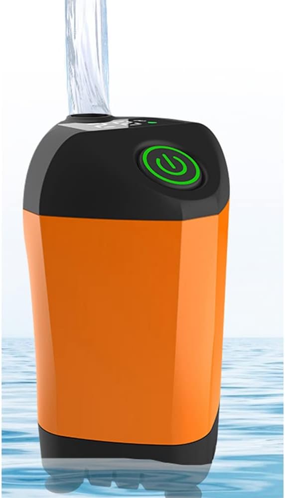Outdoor Portable Electric Shower Pump Waterproof with Digital Display for Camping Travel Beach