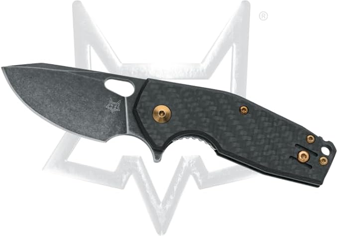 Suru Liner Lock FX-526LI-CF Carbon Fiber PVD Stonewashed M398 Stainless Steel Pocket Knife