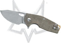 Suru Liner Lock FX-526LI-MOD Green Micarta Stonewashed M398 Stainless Steel Pocket Knife