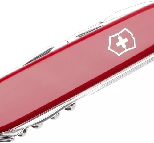 Victorinox Handyman Swiss Army Knife 24 Functions Swiss Made Pocket Knife with Large Blade Screwdriver Chisel and Pliers - Red