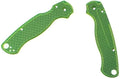 2-Piece Pair Non-slip Acrylic Scales Handle Patch Replacement in Green Fits for Paramilitary 2 C81