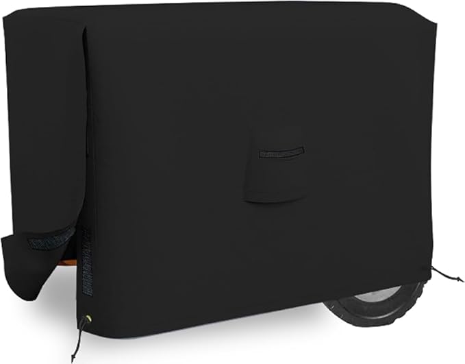 Covers &amp all Outdoor Generator Cover 18 Oz Heavy Duty Waterproof UV &amp Weather Resistant Universal Portable Equipment Storage Protector with Air Vents &amp Drawstrings (26W X 20D X 20H B