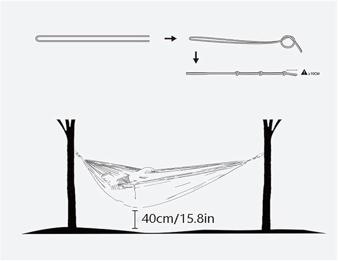 Portable Hammock Portable Hammoc Double Single Camping Hammocks Lightweight Swing Bed for Outdoor Beach Garden Backyard for Backpacking Beach (Color : Orange)