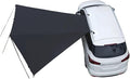 Car Side Awning Tent for Mitsubishi Outlander 2010-2025 SUV 7-Seater Oxford Fabric Camping Vehicle Side Sun Shelter Portable Tailgate ShelterBlack-2m Aluminum Rod Set