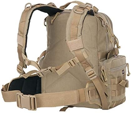 G.P.S. Tactical Range Backpack | Gray Digital | 3 Handguns Capacity | MOLLE Webbing | Durable Waterproof Stain-Resistant Shooting Tactical Gear