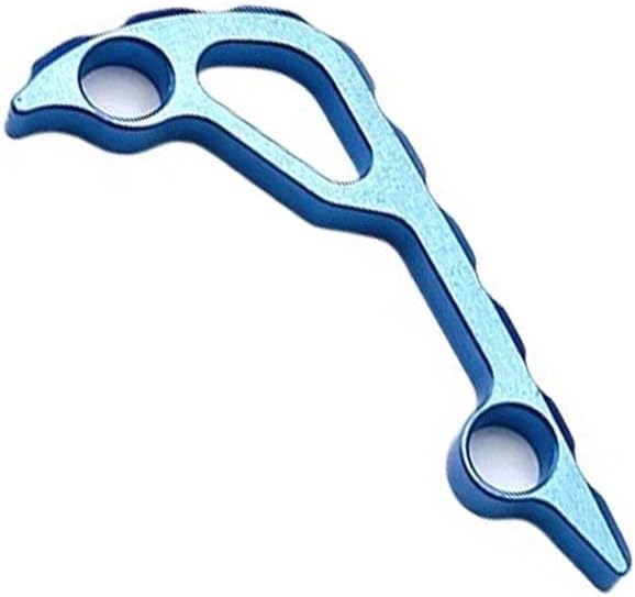 1PC Custom CNC Aluminum Alloy Spine Back Spacer Replacement Fits for Bugout 535 DIY Accessory(Blue)