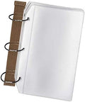 Tactical Notebook Covers | Detachable Flexible 3-Ring Attachment 2 Sizes: for Holding 4.25 x 8” OR for Holding 8.5 x 11” Paper | Optional Vinyl Page Protector Envelopes | with Hook Fastener Backing