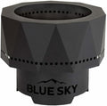 Blue Sky Outdoor Living Ridge Portable Fire Pit Portable Smokeless Fire Pit with Carrying Bag Black