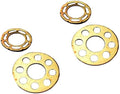 4PCS Custom Brass Gasket Fits for Chris Reeve Large Sebenza Umnumzaan Copper Washers DIY Replacement Accessory