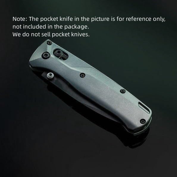 1Pair Scales Handle Fits for Bugout 535 CNC Titanium Rust Resistant Handle Patch Replacement