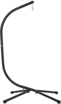 PayLessHere Hanging Hammock Stands Hammock Chair Stands Outdoor Solid Steel Heavy Duty Stand Only Construction for Hanging Hammock C Stand Air Porch Swing Chair Indoor（Stand Only）