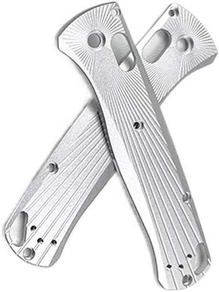1 Pair Non-Slip Scales Fits for Bugout 535 CNC Aluminum Alloy Handle Replacement
