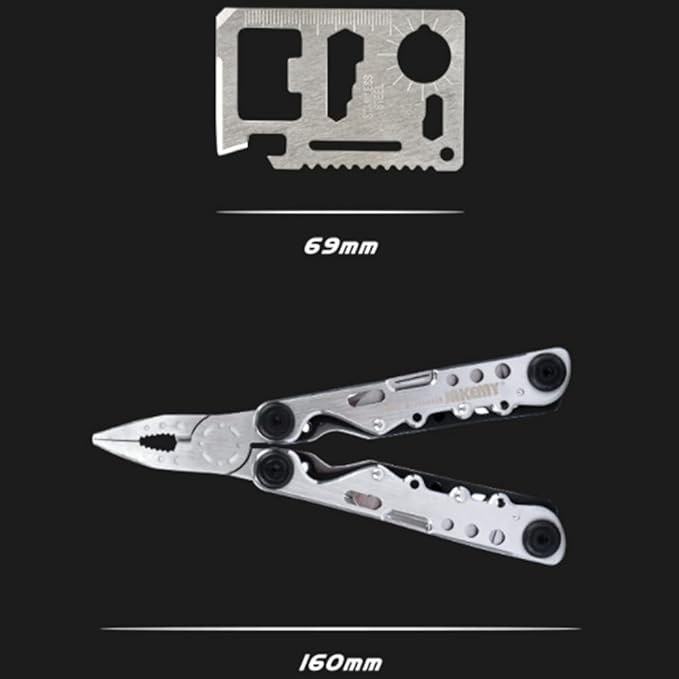 10-in-1 Multitool Pliers Multi-Tool Knife Wire Cutter Bottle Opener for Hiking Camping Survival Travel Fishing