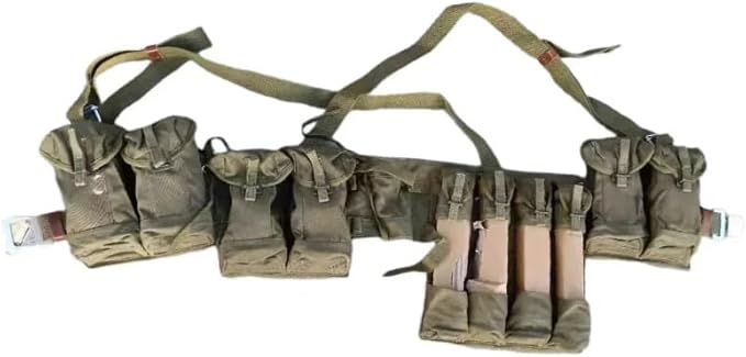 Vietnam WAR ERA Chinese Type 63 Pouch Chest-RIG Bandolier MAG Ammo ORIGINA Surplus Collection Tactical Versatile Fanny Pack