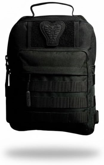 WOLFpak 9L Tactical Sling Bag |Concealed Carry CCW Backpack |Military Crossbody EDC Daypack Molle Chest Shoulder Pack for Hiking Travel Work | (Black Venom)
