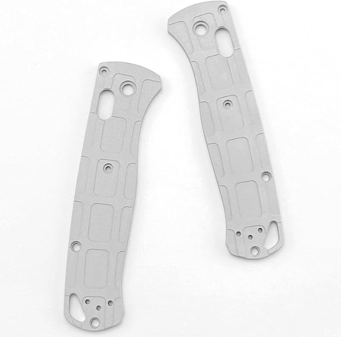 1 Pair Scales Handle Fits for Benchmade Bugout 535 CNC Aluminum Alloy Handle Patch